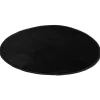 Gifi Tapis rond noir pailleté