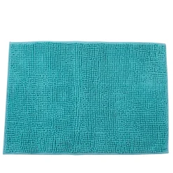 Gifi Tapis salle de bain chenille bleu