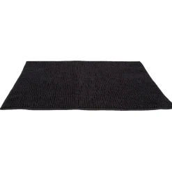 Gifi Tapis salle de bain chenille noir