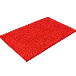 Gifi Tapis salle de bain chenille rouge