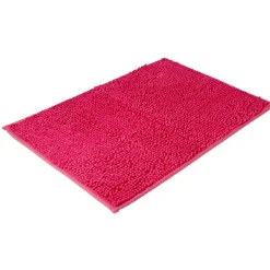 Gifi Tapis salle de bain chenille rose
