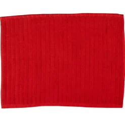 Gifi Tapis salle de bain rouge