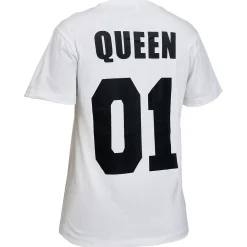 Gifi Tee shirt blanc imprimé Queen femme S/M/L