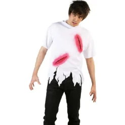 Clearance Gifi Tee shirt cicatrice Halloween