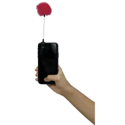 Tige pompon clip selfie pour animaux Ø4xL14cm*Gifi Outlet