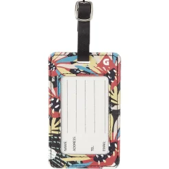 Online Gifi Étiquette de voyage motif tropical pour bagage L11cm