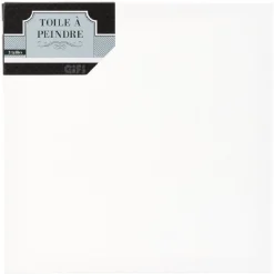 Gifi Toile à peindre carrée x3