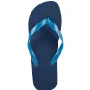 Best Gifi Tong Homme bleu marine avec brides bleu clair T41/46