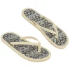 New Gifi Tong pour femme beige déco paille tressée taille 40/41