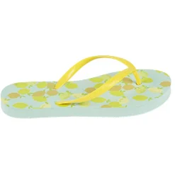 Discount Gifi Tong pour femme motif citron taille 40/41