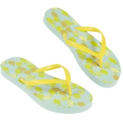 Hot Gifi Tong pour femme motif citron taille 38/39