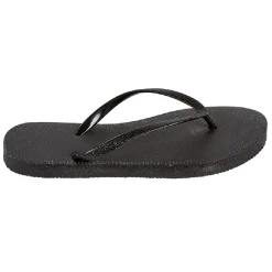 Sale Gifi Tong pour femme noir pailleté taille 38/39