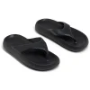 Clearance Gifi Tongs caoutchouc noir 36/37