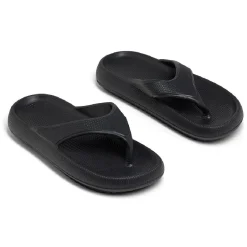 Clearance Gifi Tongs caoutchouc noir 44/45