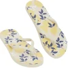 Best Gifi Tongs Femme plastique jaune imprimé citron provençale T38/39