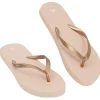 Hot Gifi Tongs Femme plastique rose bride doré 38/39