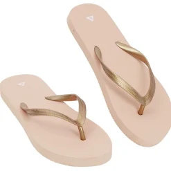 Hot Gifi Tongs Femme plastique rose bride doré 38/39