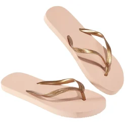 Best Gifi Tongs Femme plastique rose bride doré 36/37