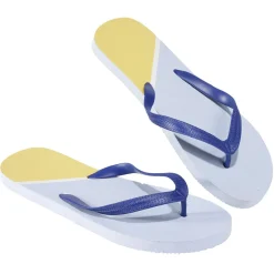 Best Gifi Tongs Homme plastique bleu et jaune 42/43
