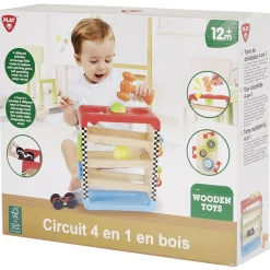 Gifi Jeux De Société Et Éducatifs<Tour d'activités 4 en 1 en bois certifié FSC®