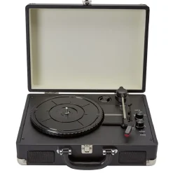 Tourne disque en plastique noir*Gifi Hot