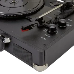 Tourne disque en plastique noir*Gifi Hot