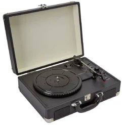 Tourne disque en plastique noir*Gifi Hot