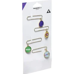 Trombone fantaisie x4, métal*Gifi Clearance