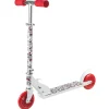 Gifi Trottinette pliable 2 roues plastique rouge
