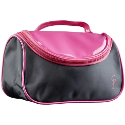 Online Gifi Trousse de toilette à grande ouverture rose et noire