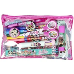 Discount Gifi Trousse garnie LOL rose et noir