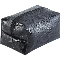 Clearance Gifi Trousse vanity noir et argent x4