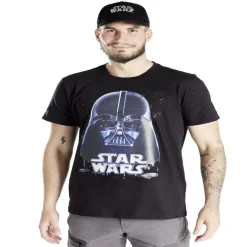 Hot Gifi T-shirt Star Wars Dark Vador coton noir