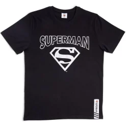 Online Gifi T-shirt Superman coton noir