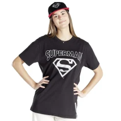 Online Gifi T-shirt Superman coton noir