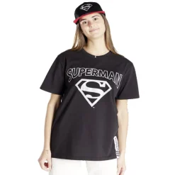 Online Gifi T-shirt Superman coton noir