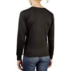 New Gifi T-shirt thermo noir à manche longue femme