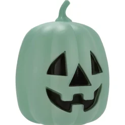 Tête de citrouille phosphorescente à led décoration Halloween*Gifi Discount