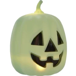 Tête de citrouille phosphorescente à led décoration Halloween*Gifi Discount