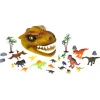 New Gifi Tête de dinosaure + 20 figurines