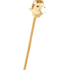 Gifi Eveil<Tête de poney à chevaucher beige marron H80 cm