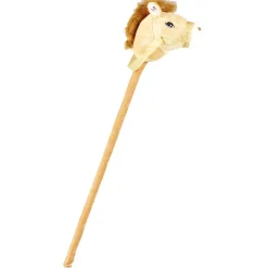 Gifi Eveil<Tête de poney à chevaucher beige marron H80 cm