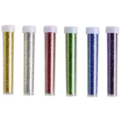 Gifi Tube de paillettes multicolores 5g x6