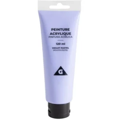 Gifi Tube de peinture acrylique violet pastel 120ml