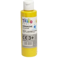 Gifi Tube de peinture gouache jaune 150 ml