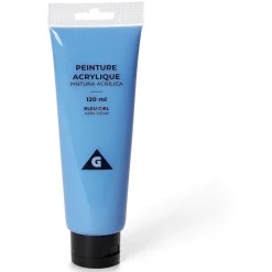 Gifi Tube peinture acrylique 120ml bleu ciel