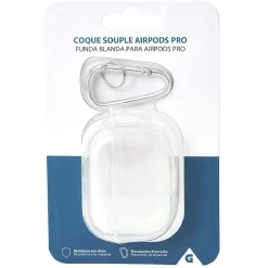 Étui pour Airpods 1/2 plastique transparent*Gifi Outlet