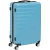 Outlet Gifi Valise cabine rigide bleu Grand modèle 51x28xH77cm 91L