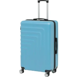 Outlet Gifi Valise cabine rigide bleu Grand modèle 51x28xH77cm 91L