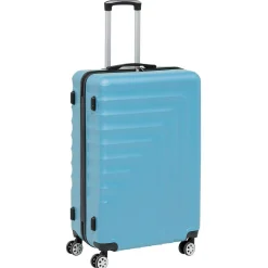 Outlet Gifi Valise cabine rigide bleu Grand modèle 51x28xH77cm 91L
